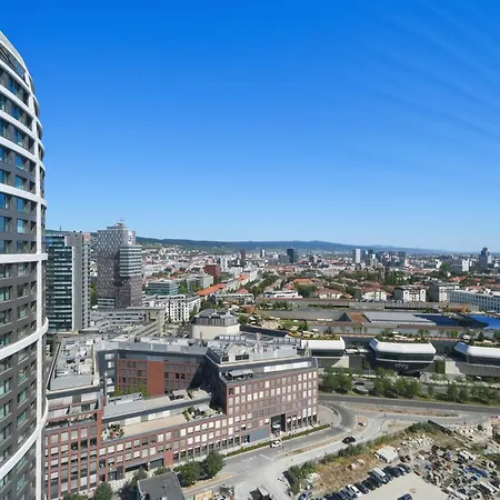 Daire Sky Park Panorama 22nd Floor Free Parking *